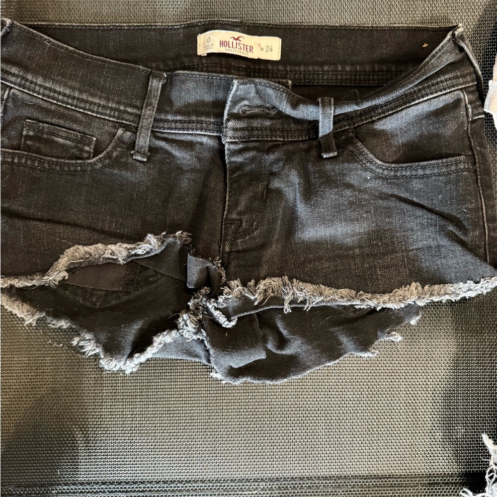 Hollister Dark Gray Jean Shorts